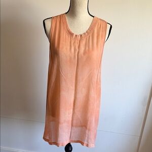 LACAUSA Peach Sleeveless Tank